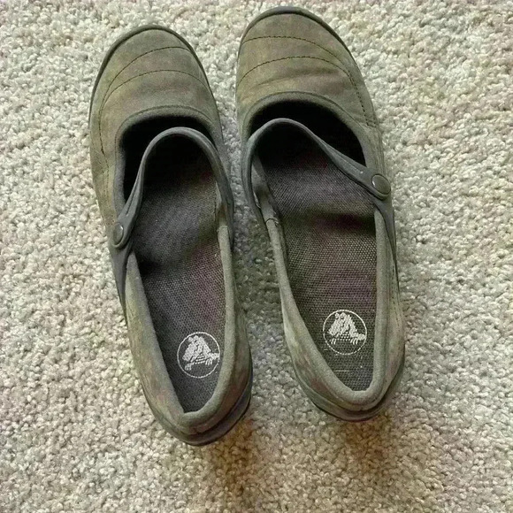 Crocs wedged wedged heel shoes womens size 7 - Picture 8 of 8